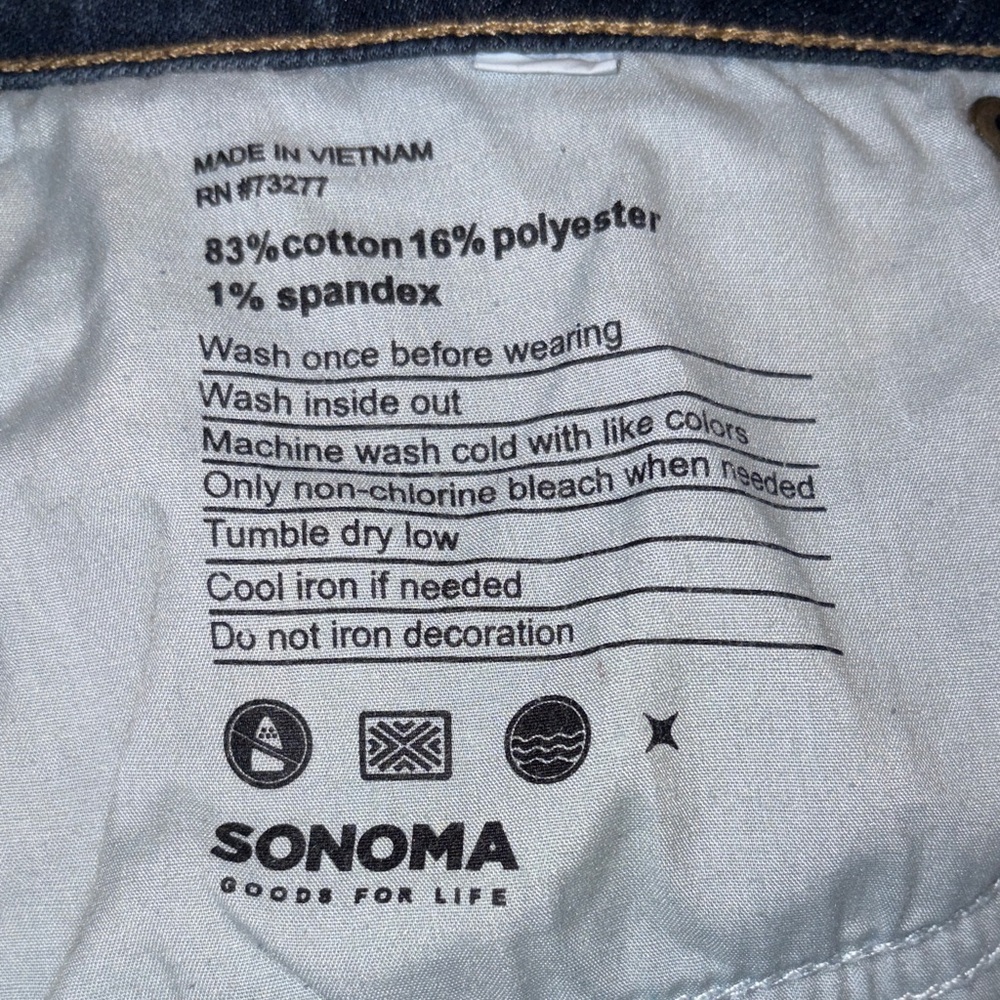 Sonoma Dark Blue Curvy Bootcut Jeans Women’s Plus Size 24W EUC #100 - Picture 11 of 13
